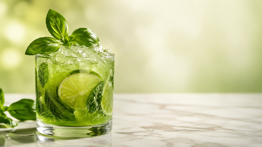 Matcha-Basil-Smash: Der craft-cocktail-taugliche Sommerdrink ohne Alkohol